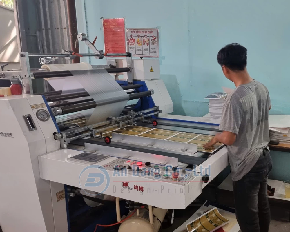 Hệ thống máy móc hiện đại tại Xưởng In An Đăng