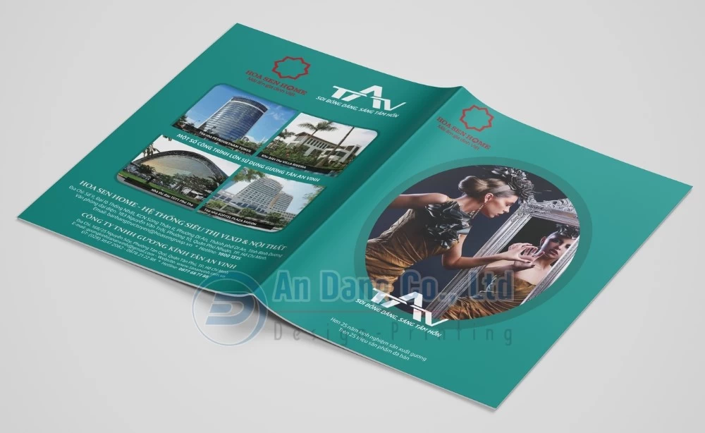 Catalogue là ấn phẩm truyền thông được thiết kế giống một quyển sách nhỏ