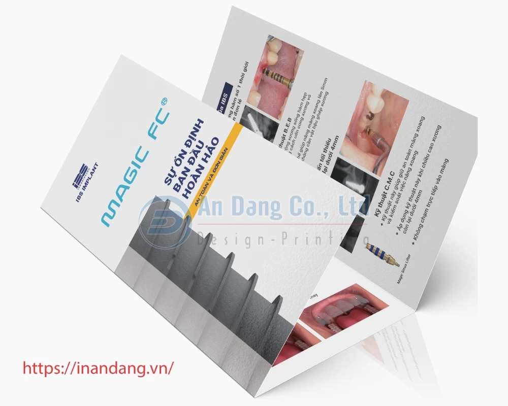 Mẫu brochure dạng gấp 3