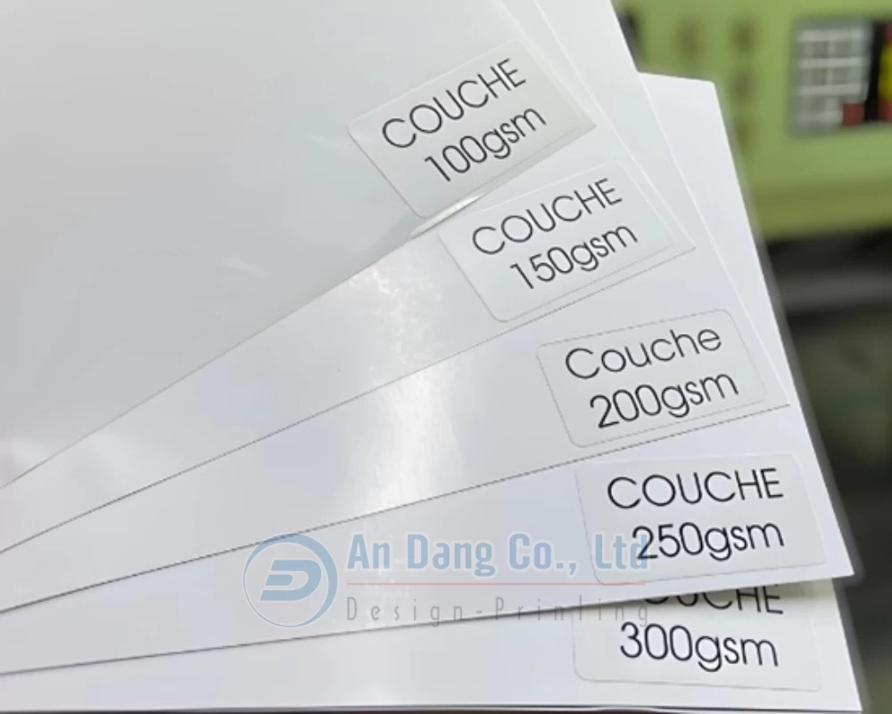 Chất liệu giấy Couche