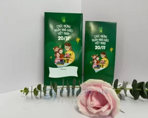 Mẫu bao lì xì được in từ giấy Couche