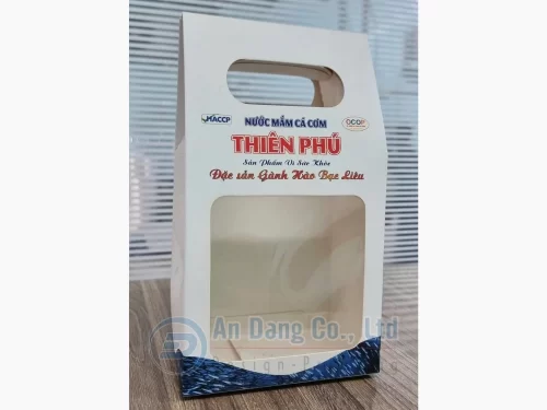 Mẫu hộp giấy có cửa sổ được In An Đăng in bằng công nghệ in Offset