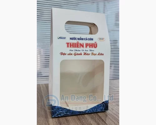 Mẫu hộp giấy có cửa sổ được In An Đăng in bằng công nghệ in Offset