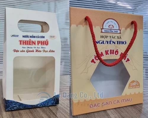 Các mẫu hộp giấy có cửa sổ