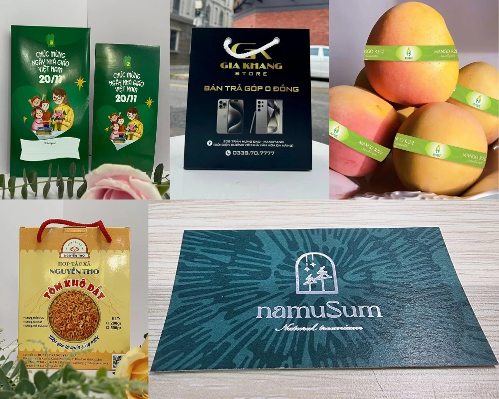 Một số ấn phẩm được in bằng công nghệ in Offset 4 màu