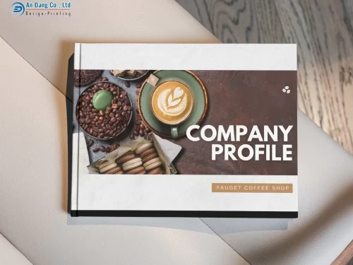 Cuốn catalogue cà phê được thiết kế chỉn chu, chuyên nghiệp