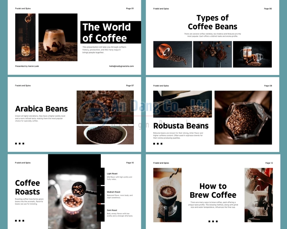 Mẫu catalogue cafe 9
