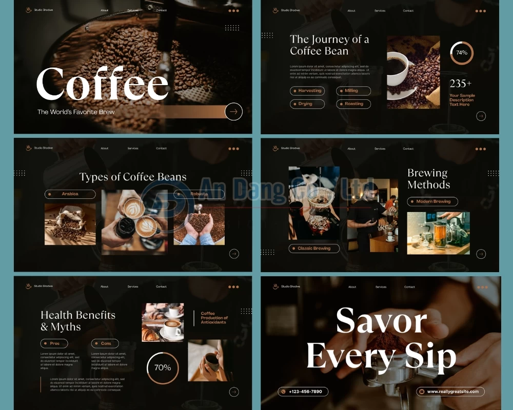 Mẫu catalogue cà phê 11