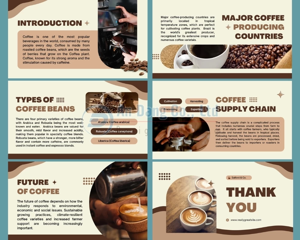 Mẫu catalogue cà phê 1