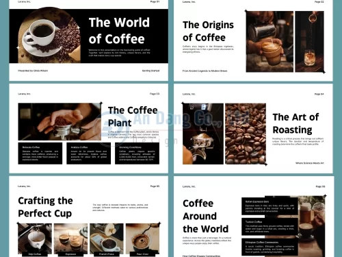 Mẫu catalogue cà phê 2