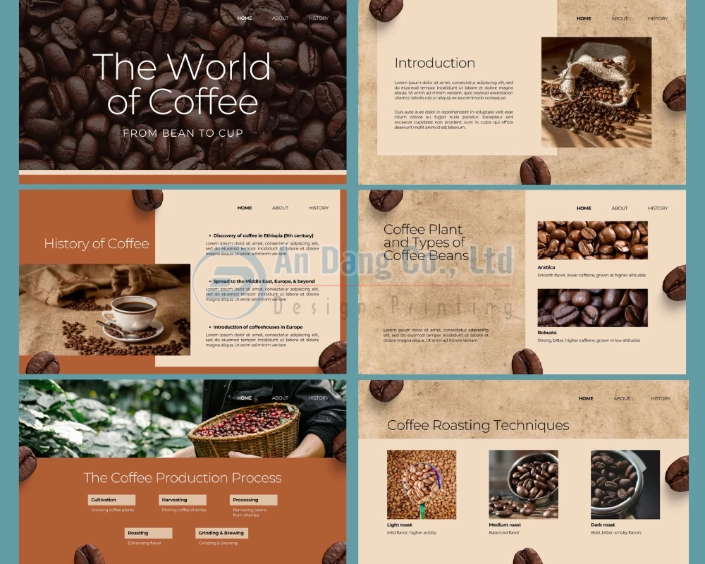 Mẫu catalogue cafe 3