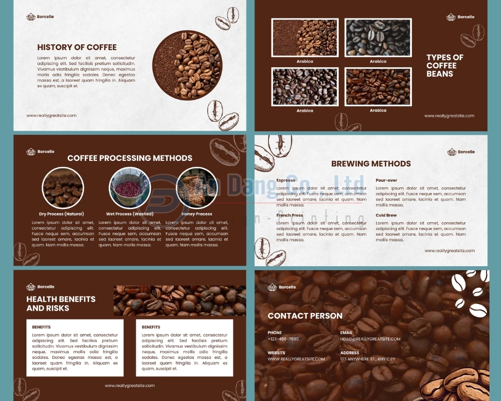 Mẫu catalogue coffee 5