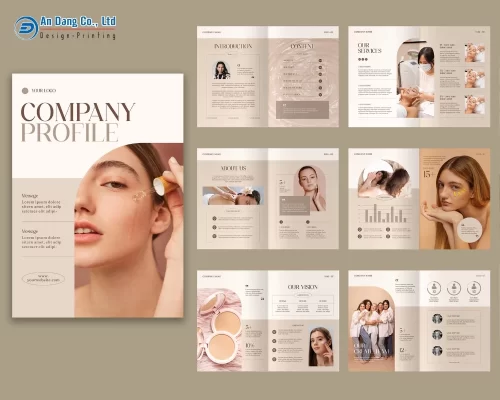 Mẫu thiết kế catalogue spa
