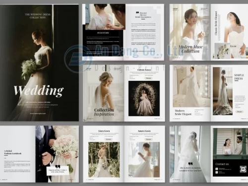 Mẫu catalogue váy cưới