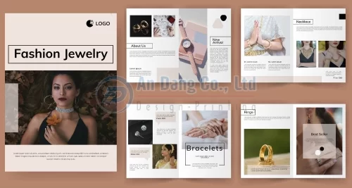 Mẫu catalogue giới thiệu bộ sưu tập phụ kiện thời trang nữ