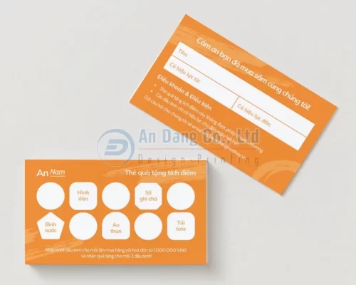 Thẻ quà tặng tích điểm của cửa hàng An Nam