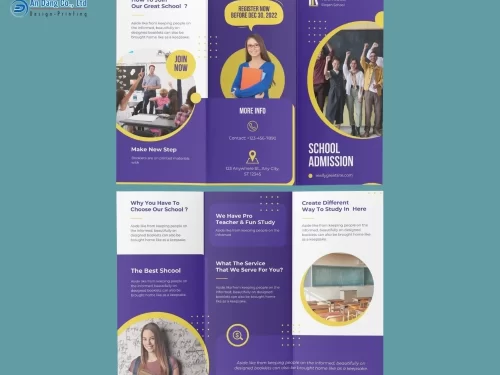 Mẫu 15 - brochure quảng cáo kỳ tuyển sinh của trường đại học