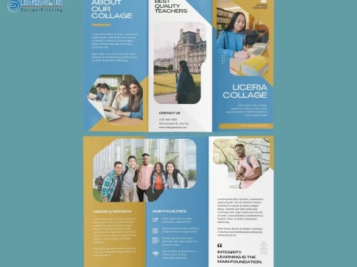 Mẫu 20 - brochure giới thiệu trường cao đẳng