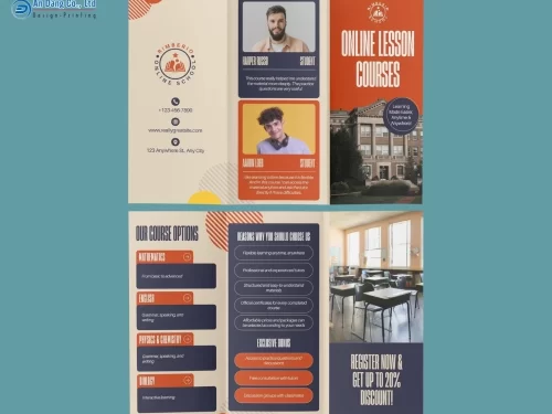 Mẫu 21- brochure quảng bá khóa học online