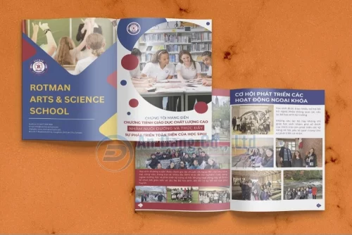 Mẫu catalogue giáo dục cho trường học ROTMAN