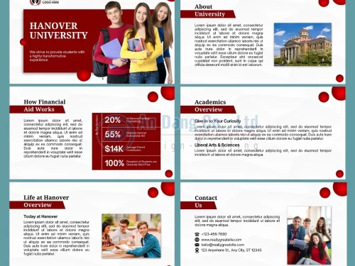 Mẫu catalogue giáo dục trẻ trung, năng động