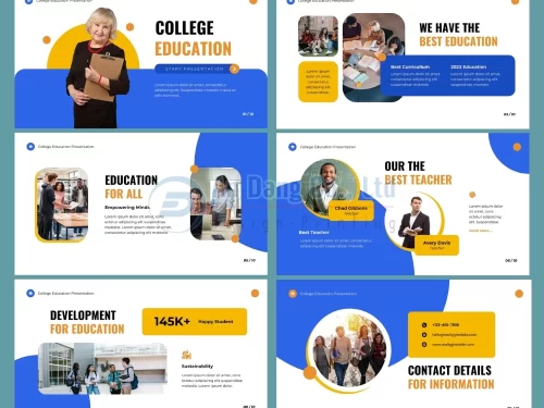 Mẫu catalogue ngành giáo dục chuyên nghiệp, bắt mắt