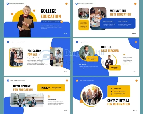 Mẫu catalogue ngành giáo dục chuyên nghiệp, bắt mắt