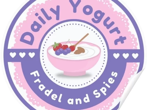 Mẫu tem nhãn sữa chua dễ thương