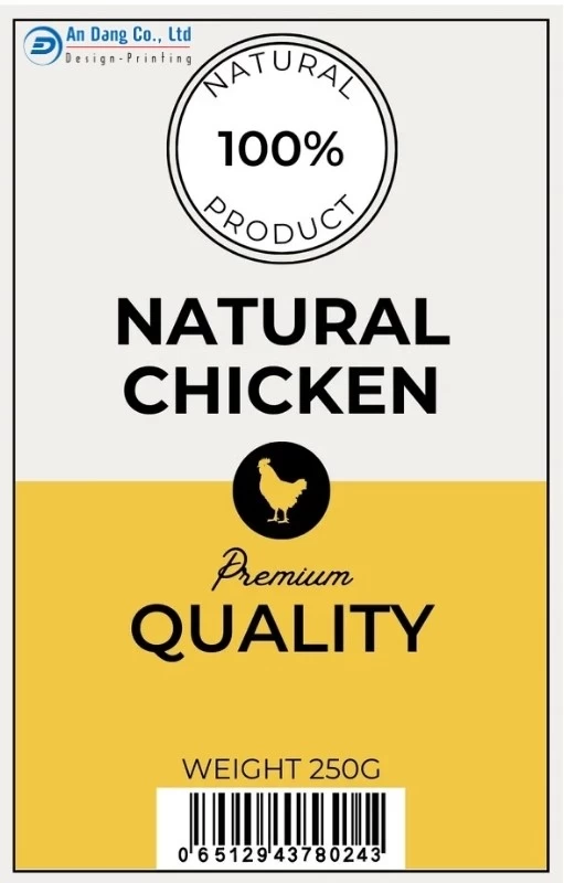 Mẫu tem thịt gà cao cấp