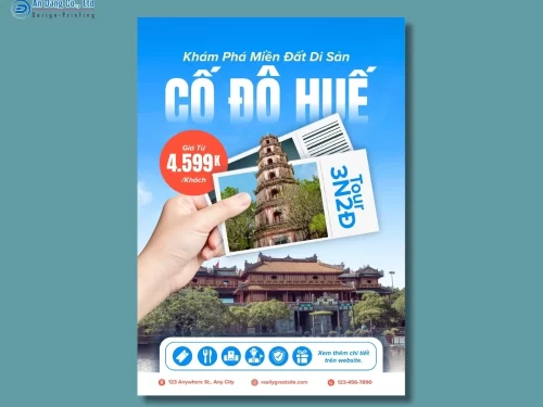 Tờ rơi du lịch cố đô Huế