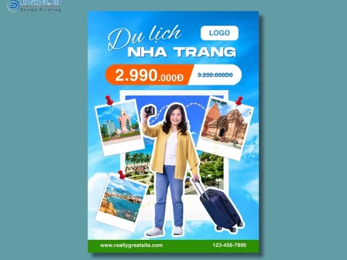 Mẫu 9 - tờ rơi quảng cáo tour du lịch Nha Trang