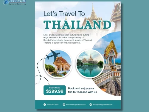 Mẫu 17 - tờ rơi giới thiệu tour Thái Lan