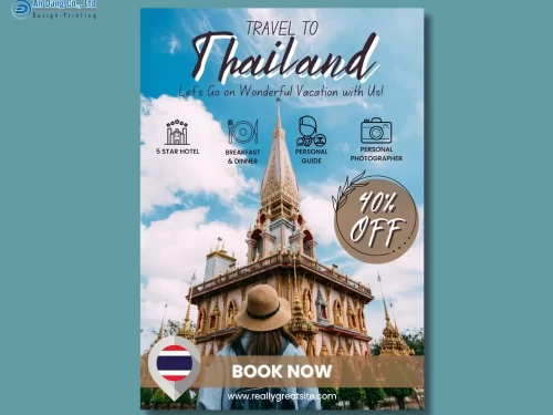 Mẫu 19 - tờ rơi quảng cáo tour du lịch Thái Lan