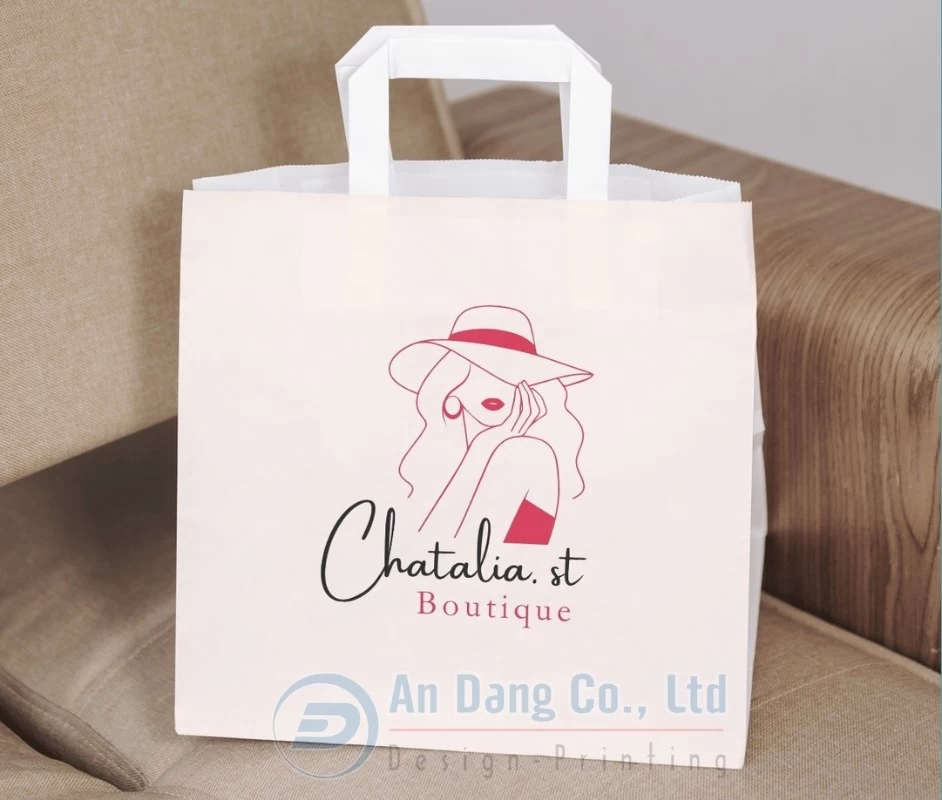 Mẫu túi giấy đẹp cho shop quần áo nữ