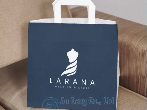 Mẫu túi giấy cho shop quần áo LARANA