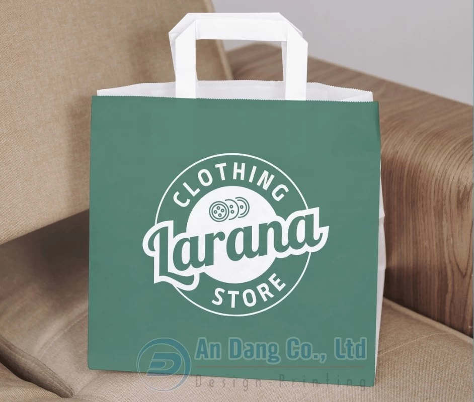 Mẫu túi giấy cho shop thời trang Larana