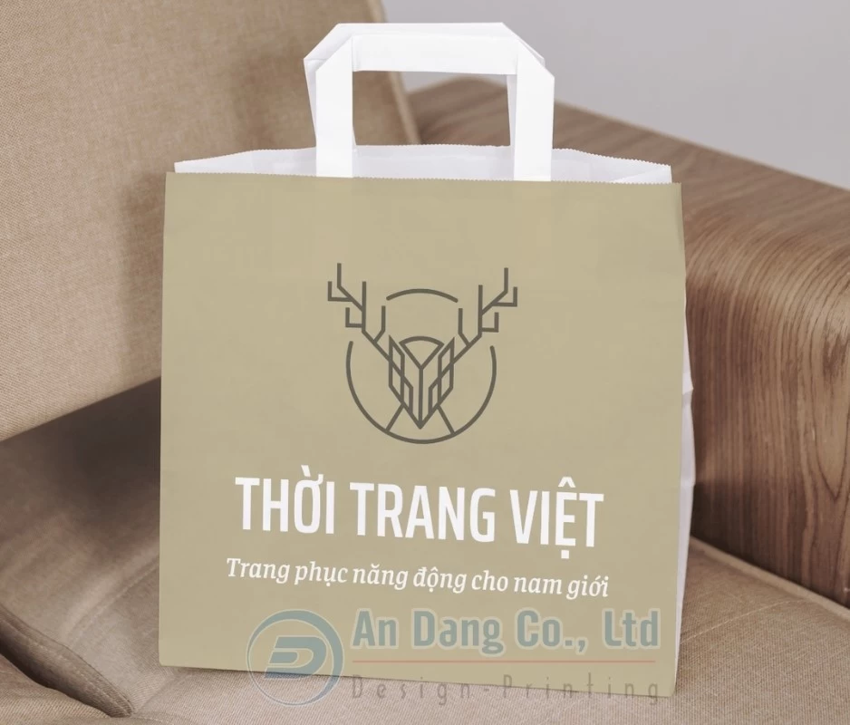 Mẫu túi giấy đựng quần áo cho shop Thời Trang Việt
