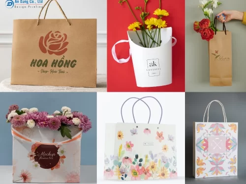 Một số mẫu túi giấy đựng hoa đẹp