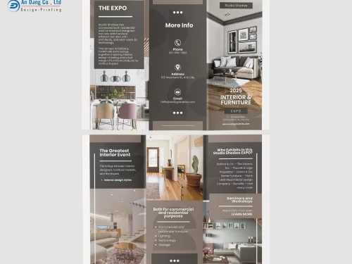 Mẫu 10 - brochure nội thất chuyên nghiệp, hiện đại