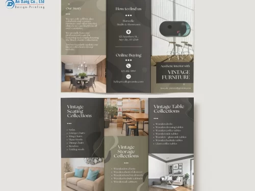 Mẫu 14 - brochure giới thiệu cửa hàng nội thất
