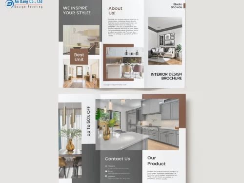 Mẫu 17 - brochure thiết kế nội thất phong cách hiện đại