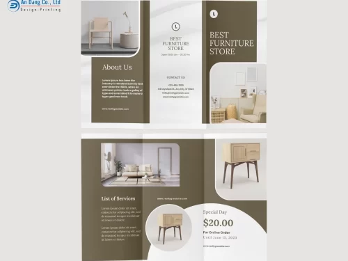 Mẫu 7 - brochure nội thất hiện đại