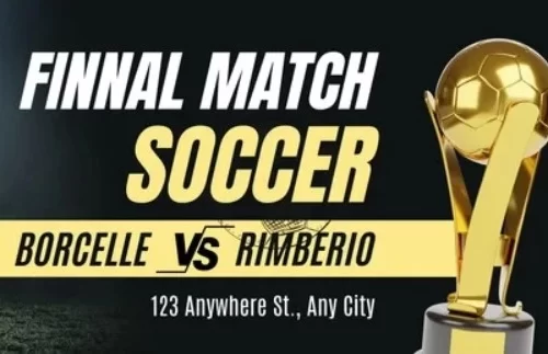 Mẫu 9 - vé sự kiện chung kết bóng đá