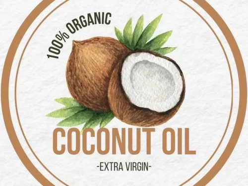 Mẫu tem dầu dừa chuyên nghiệp