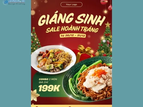 Mẫu tờ rơi quán ăn