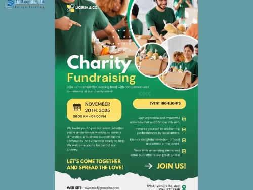 Mẫu 13 - tờ rơi sự kiện gây quỹ từ thiện