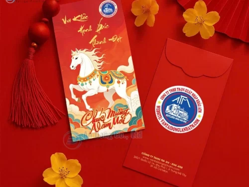 Mẫu 15 - bao lì xì 2026 nổi bật, đẹp mắt cho công ty XNK ATM