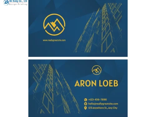 Mẫu 12 - danh thiếp bất động sản độc đáo