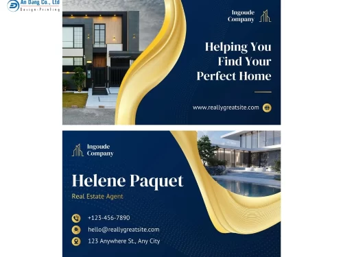 Mẫu 19 - name card bất động sản nổi bật, ấn tượng