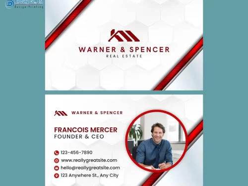 Mẫu 4 - name card bất động sản chuyên nghiệp